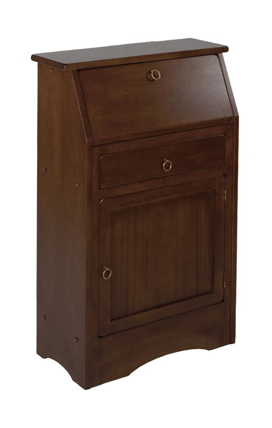 Walnut-Finished Regalia Secretary Desk